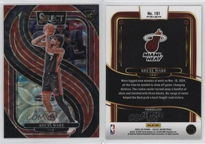 2024 Panini Select Premier Level Red Scope Prizm /249 Kel'el Ware #191 Rookie RC