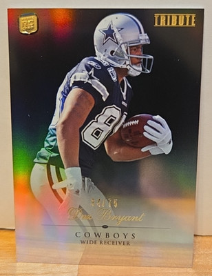 2010 Topps Tribute - Dez Bryant #80 Black Refractor /75 (RC) Cowboys Rookie