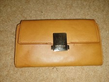 Paul Costelloe Women's Leather Purse Wallet Brown Excellent Condition