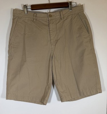 Transcript flat front khaki preppy classic shorts 34 golf minimalist comfy