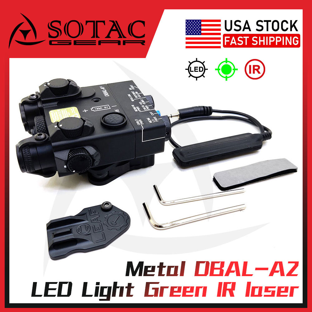 DBAL A2 Dual Beam Aiming IR Laser&Green Dot Sight LED White Light