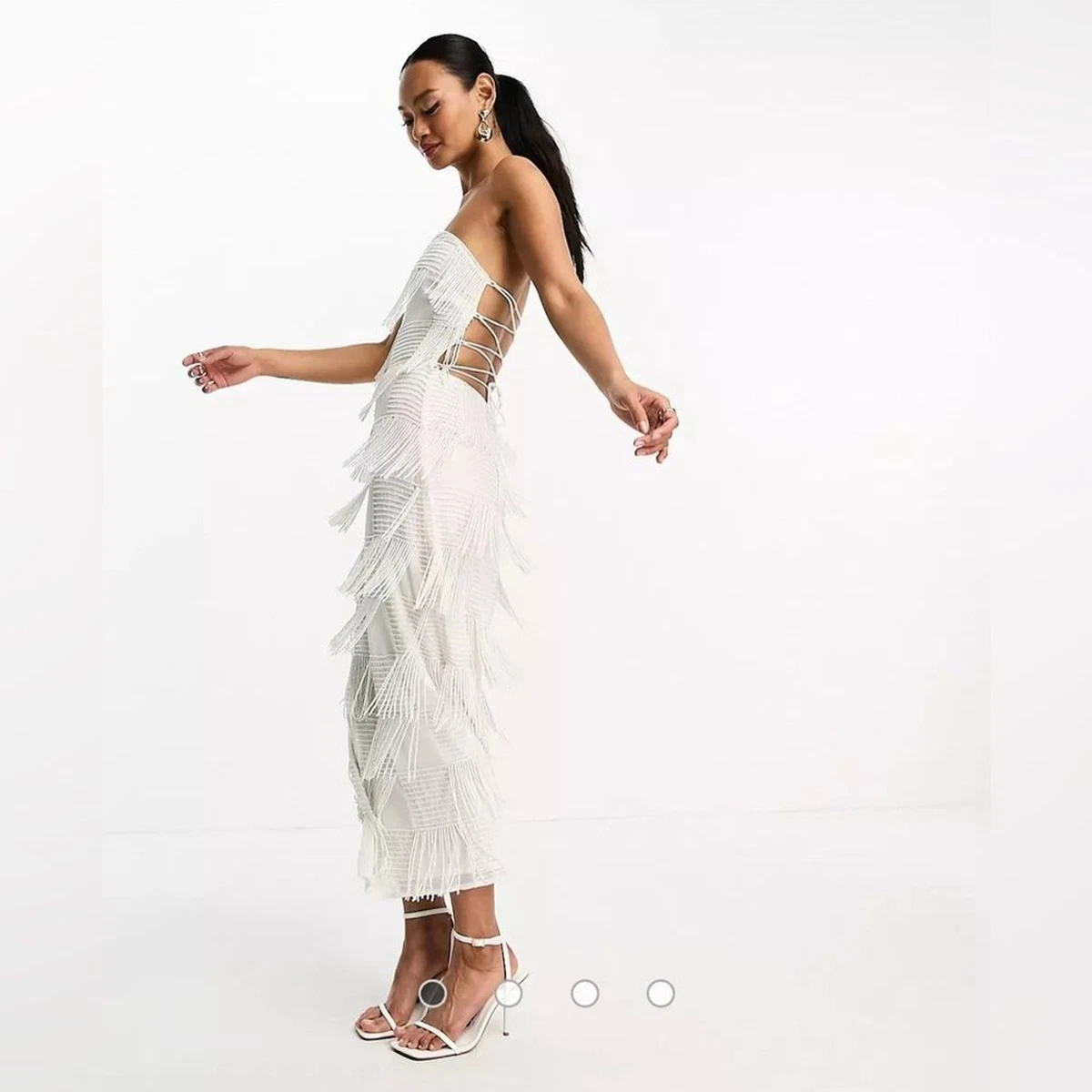 Asos beaded cheap dress