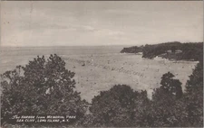 Sea Cliff, Long Island, NY: Memorial Park Harbor - Vintage New York Postcard