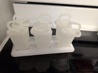 Vintage Tupperware Popsicle Mold Ice Tups Popsicle Molds 6 Tray 481 Set — photo 8