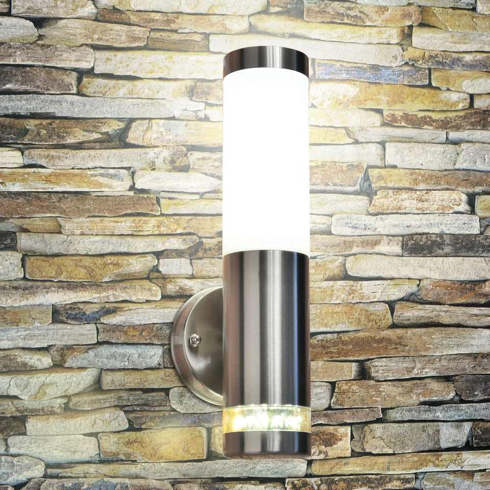 Außenleuchte Außenlampe Standleuchte Edelstahl Wegeleuchte 232 Leuchte - Bild 3 von 4