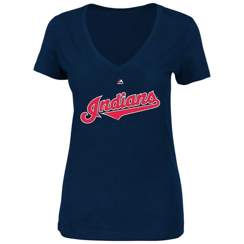 Camiseta para mujer Plus Cleveland Indians Lindor 12 talla 1X nueva - Imagen 2 de 2