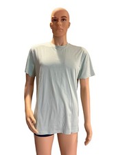 H&M Regular Fit Coupe Standard Green  Short Sleeve T-Shirt Pima Cotton NWT Sz M