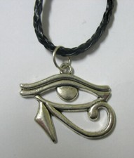 Halskette mit Anh&auml;nger Auge des Horus Eye of Horus Udjat Anubis &Auml;gypten x
