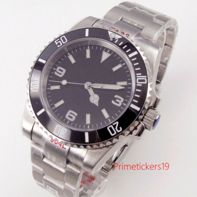 Bliger 40mm Men Automatic Steel Watch Sapphire Luminous NH35/Miyota8215 Movement