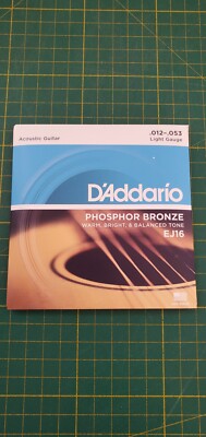 D'Addario EJ 16 Phosphor Bronze Saitensatz für Akkustische Gitarren