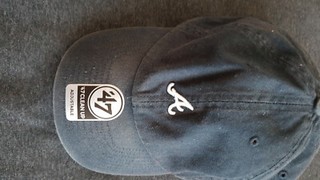 schwarzes CAP von 47 CLEAN UP
