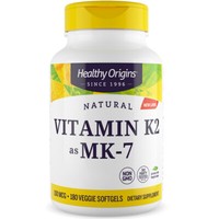 Healthy Origins, Natural Vitamin K2 As MK-7, 100Mcg, 180 Veg. Weichkapseln