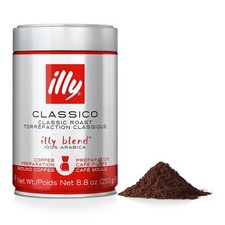 Illy Classico Ground Drip Coffee, Medium Classic Roast 100 Arabica Coffee