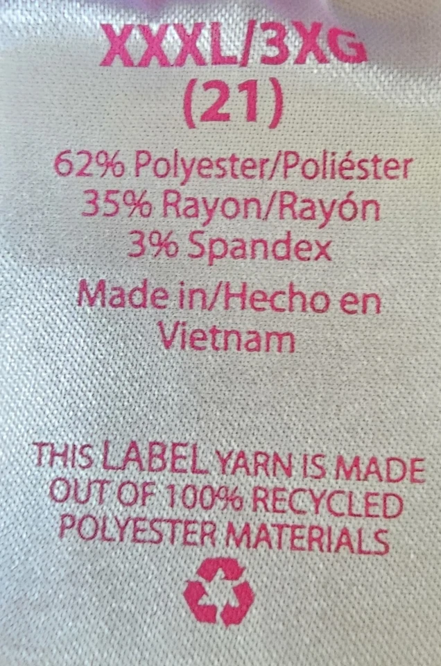 Camisa No Boundaries Juniors Mujer Talla XXXL 21 3XL 3X Grande Negra Blanca Púrpura Foto 3 de 4