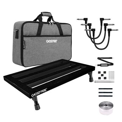 Ghost Fire Guitar Pedal Board Aluminum Alloy 1.76lb Super light Effect Pedalb...