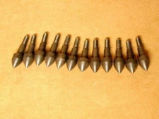 12 New Screw-in Bullet Points 75 gr 21/64" -3D or Target -2113, 2117, 2213, 2216