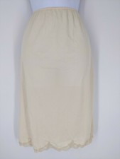 VTG Wondermaid Made in USA Lingerie Semi Sheer Antron III Nylon Half Slip Large