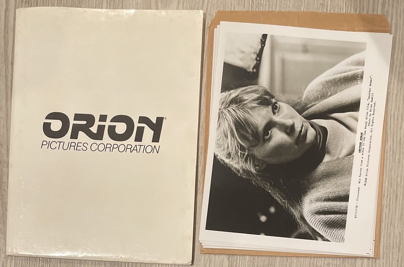 ANOTHER WOMAN 1988 Orion Movie Press Kit + 9 Photos MIa Farrow | Woody Allen