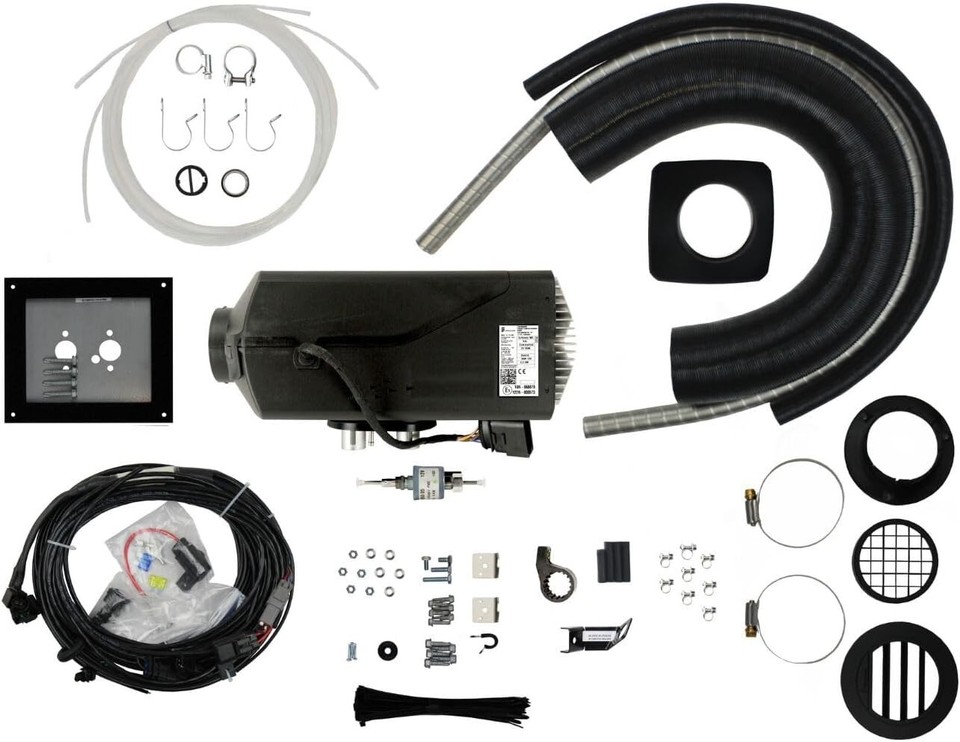 Eberspacher M3 B4L (Gasoline) 12V Heater Kit Upgraded Version of the M2 ...