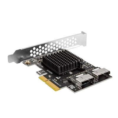 SFF-8087 Mini-SAS SATA 3.0 Expansion Card 8Ports HDD SSD Cable for Ubuntu
