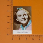 CARD 1935-1940 FILM STARS MOVIE HOLLYWOOD CINEMA DEANNA DURBIN ACTRESS