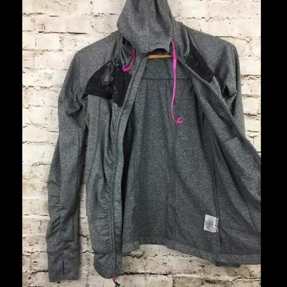 mpg hooded zipped jacket