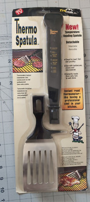NEW Tru Cook Thermo Spatula Fork Built In Thermometer Temperature Control BBQ