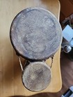 Hand Painted Double Drum Vintage Ceramic Glazed  Percussion Skin Tom-tom Drum — photo 3