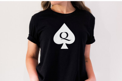T Shirt Funny S-3xl QOS Queen of Spades T-shirt