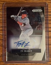 2020 Panini Prizm - Game Ball Graphs #GBG-TF Ty France autograph