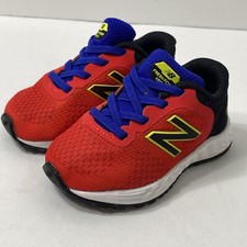 New Balance Kids Toddler Fresh Foam Arishi V2 Sneakers Size 4 WIDE Red Black