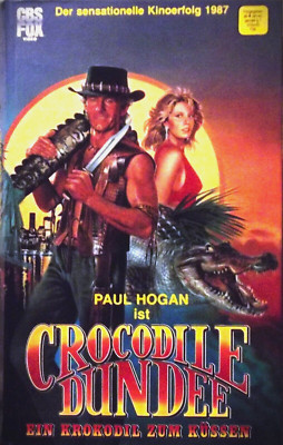 Crocodile  Dundee  1 * KULT * orig.  ERSTAUFLAGE  * Paul Hogan * Linda Kozlowski