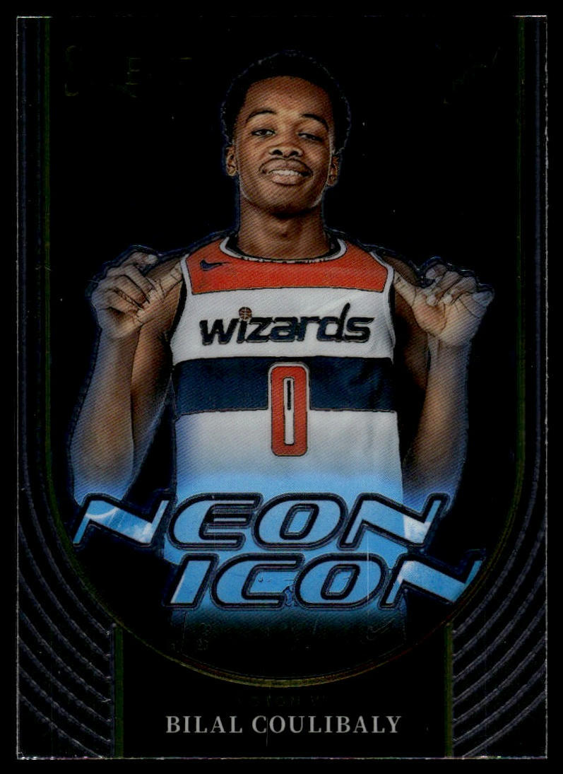 2023-24 Panini Select Bilal Coulibaly #9 Neon Icon