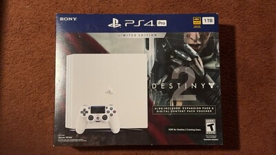 New Sony PlayStation 4 Pro PS4 1TB Destiny 2 Edition Console Gaming System