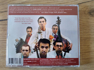 CD THE LAST BALKAN TANGO BORIS KOVAC & LADAABA ORCHEST