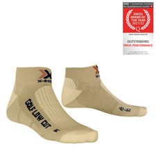 X-Socks Sports Socks Golf Socks Low Cut Beige Size 45-47 Air Step One Golf - NEW