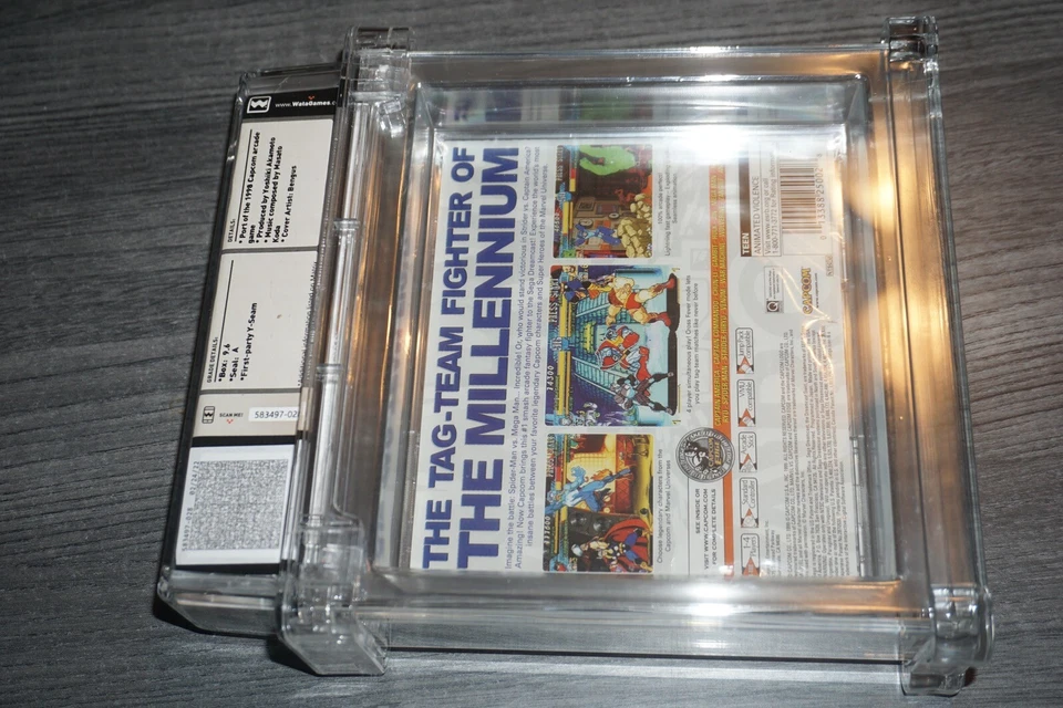 Marvel Vs Capcom (Sega Dreamcast) WATA 9.6 A NEW Factory Sealed - Image 3 of 3