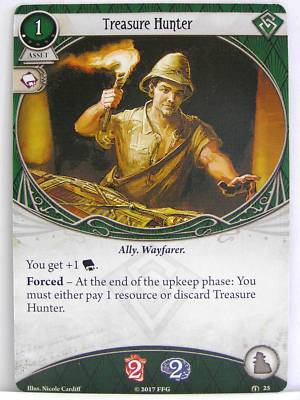 Arkham Horror - 1x #025 Treasure Hunter - The Forgotten Age