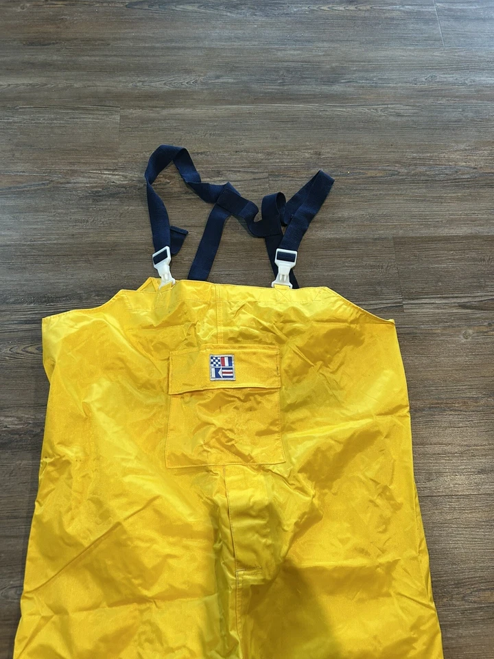 North Atlantic Trading Waders Overalls Waterproof Mens XL Yellow Safety Work - Image 2 of 4