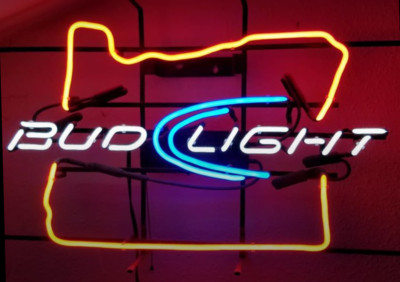 Oregon Map Beer 24''x20'' Neon Sign Lamp Light Handmade Garage Glass DS
