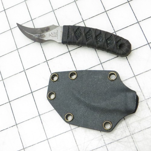 Sam Eddleman USA Short Claw Tsume-Style Neck Knife & Sheath - Read for condition