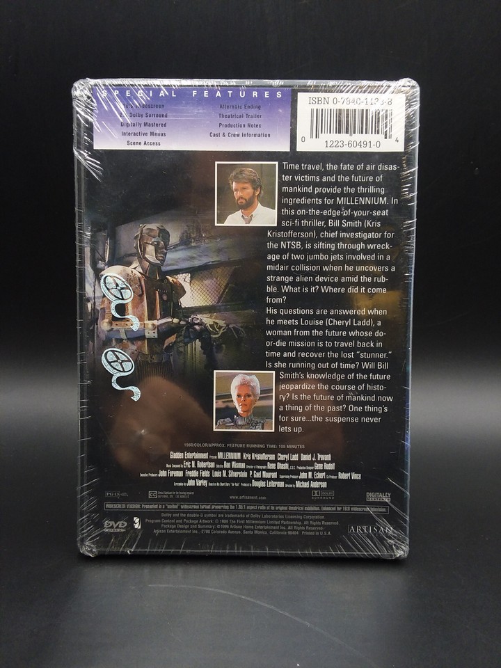Millennium 1989 DVD Kris Kristofferson, Cheryl Ladd eBay