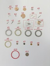 Omega Caliber 1010 1020 1012 1021 1022 Movement Parts Fork Wheel Spring Bridge