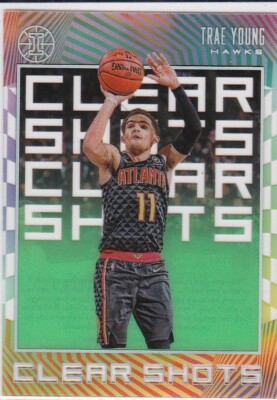 TRAE YOUNG Atlanta Hawks CLEAR SHOTS Panini Illusions Insert