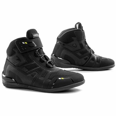 Motorrad Falco Maxx-Tech 2 WTR Schuhe Herren (schwarz) Gr: 45