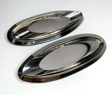 Dummy Stainless Steel Exhaust Ports Accessory For 1958-1960 Chevy Full Size Cars