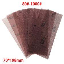 70 198mm Dust-free Mesh Abrasive Sanding Sheet Hook and Loop Sandpaper P80-P1000