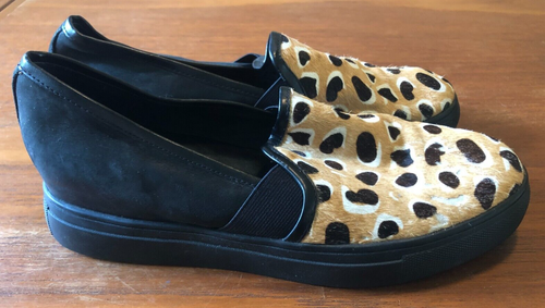 WITTNER 'SMOKINN' Bambi Animal Print Pony Skin Leather Hide Loafer Sneaker EU39 - Picture 6 of 9