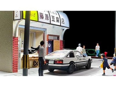 AKINA TOFU SHOP DIORAMA SET 1/64 BY AMERICAN DIORAMA AD-710039GF