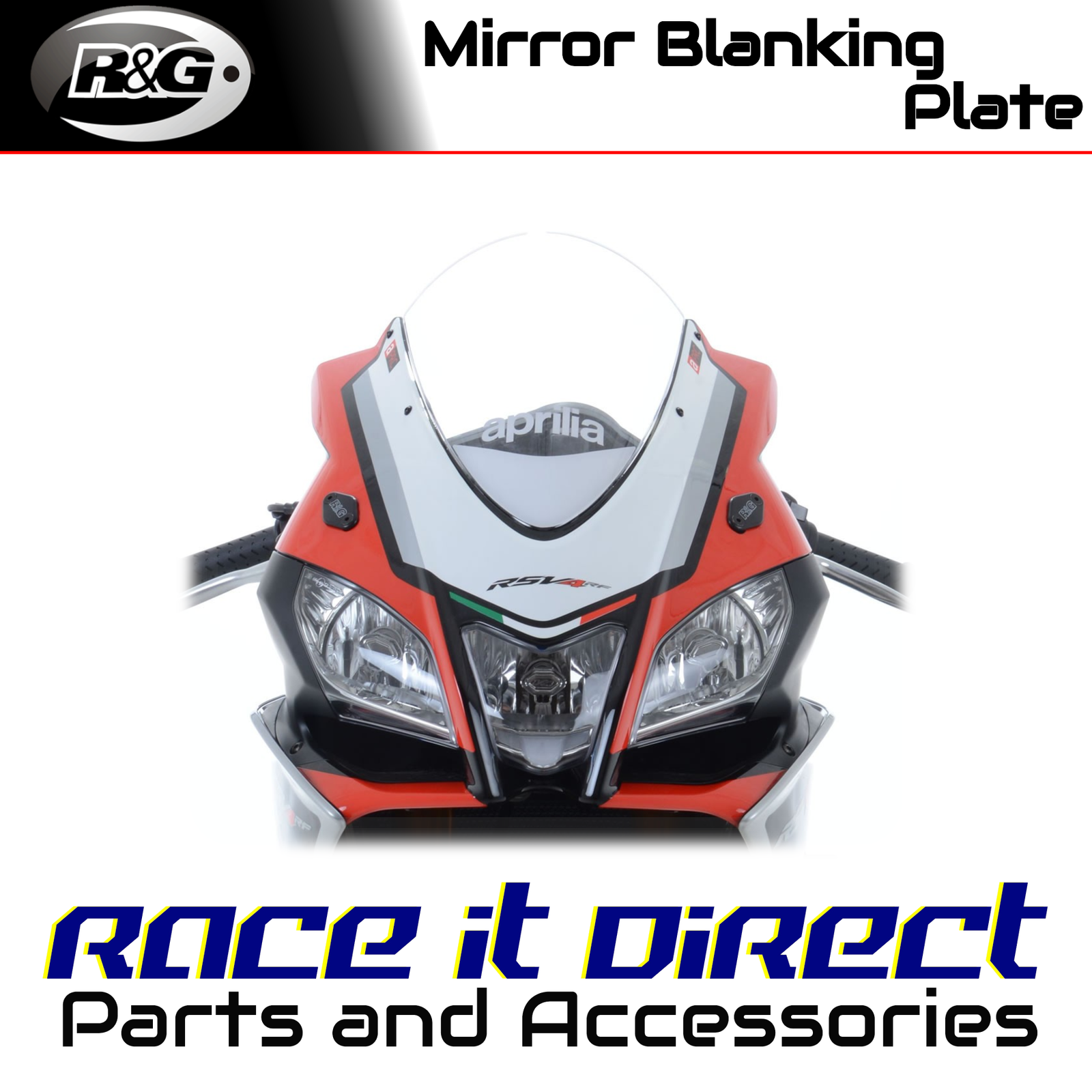 Mirror Blanking Plates for Aprilia RS660 2021-2023 R&G